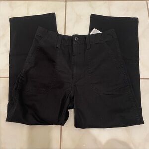 Levi’s Utility Pants W28 L27 Black Straight Leg Workwear Style